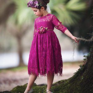 NWT Trish Scully Berry Bella Rafaela Dress